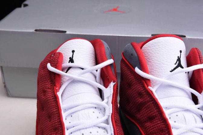 Retro Jordan Red Air Flint 414571-600 13 Grey Gym 1026